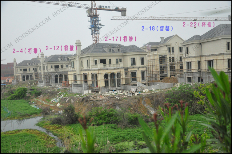 【舜天大湖美锦工地进度】小别墅一个个都造好咯,就等人来买了