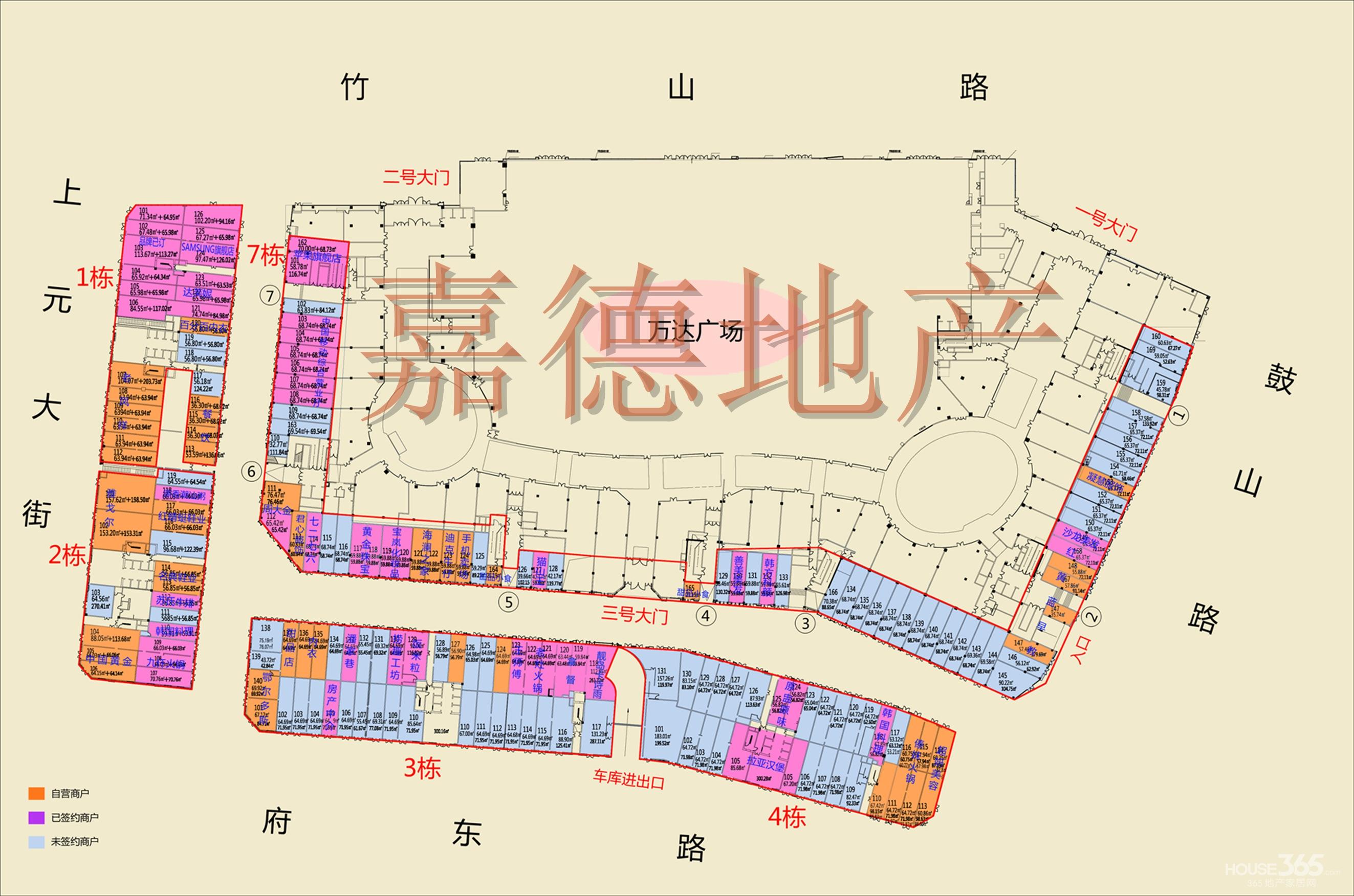 南京房屋出租信息 江宁 东山镇 万达广场 嘉华酒店旁 临竹山路 人流量