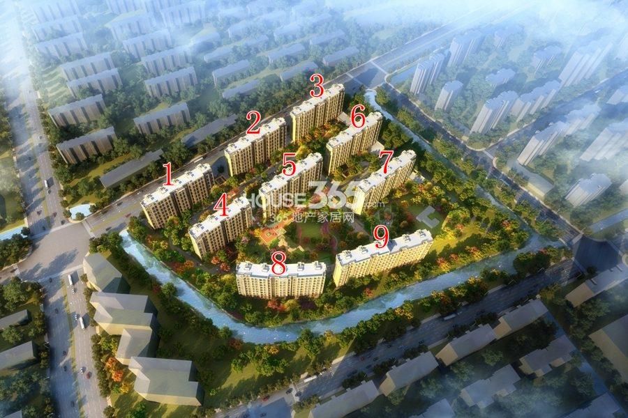 阳光城翡丽湾楼栋分布图