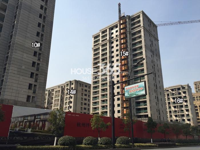 莱茵知己10、14—16号楼施工进程图（2015.2）