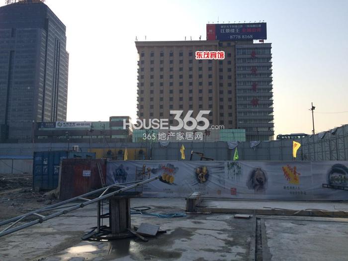 滨江华家池西侧的东茂宾馆实景图 2015年2月摄