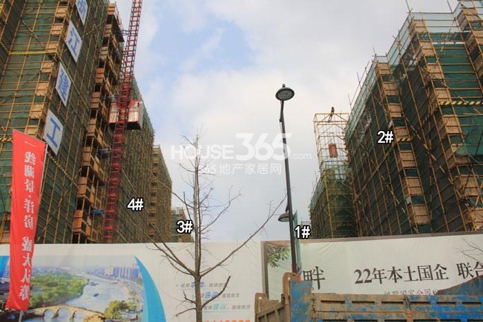 2015年3月联合畔上居项目实景--1-4号楼