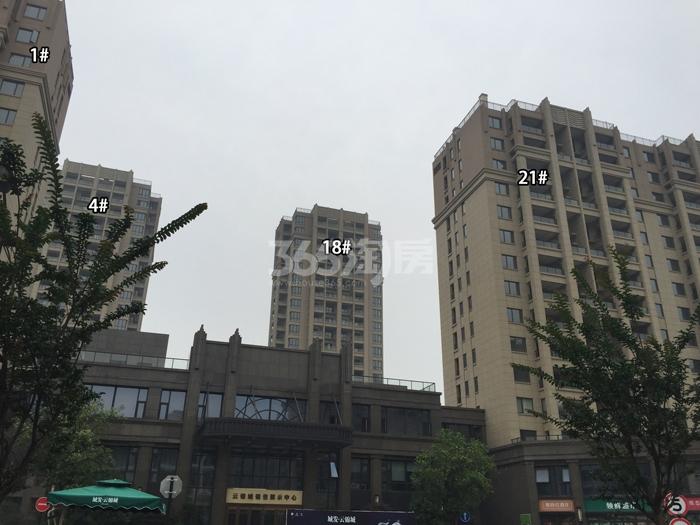 城发云锦城1、4、18、21号楼施工实景图 2015年6月摄