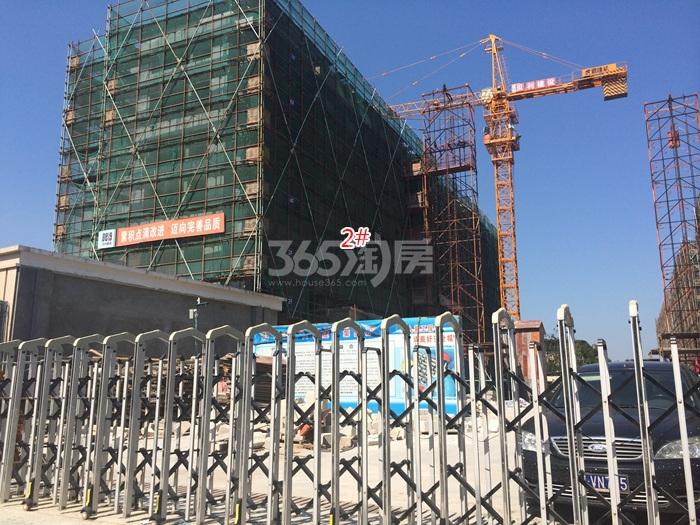 朗诗花漫里项目2号楼施工进程图（2015.7）
