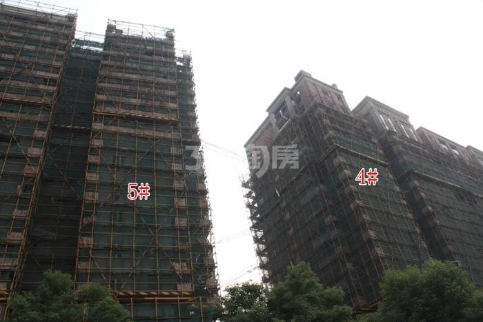 2015年10月汉嘉申花郡项目实景--4、5号楼