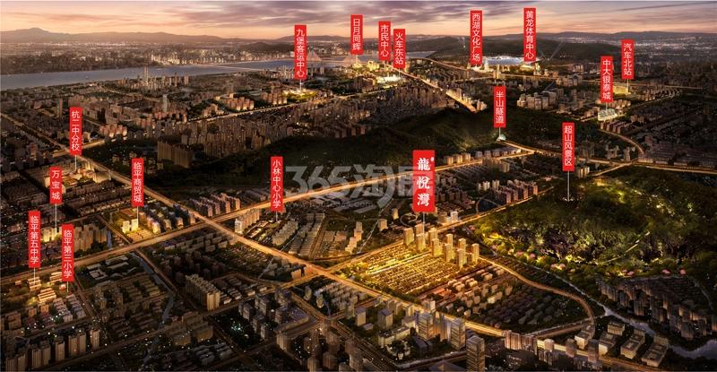 东晖龙悦湾项目整体交通区位图