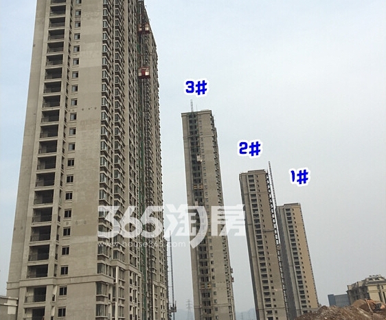 银亿东城11街区在建楼栋实景图（11.1）