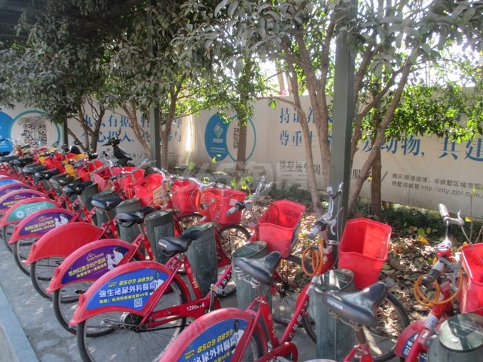 2015年12月杭州大悦城项目周边公共自行车租借点