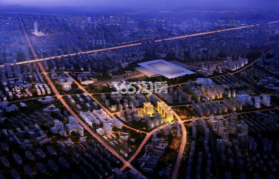 中豪国际夜景效果图