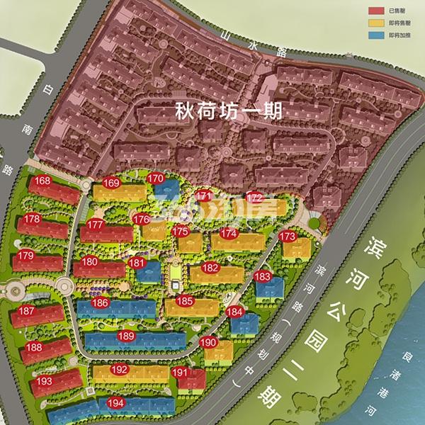 万科良渚文化村秋荷坊项目平面图