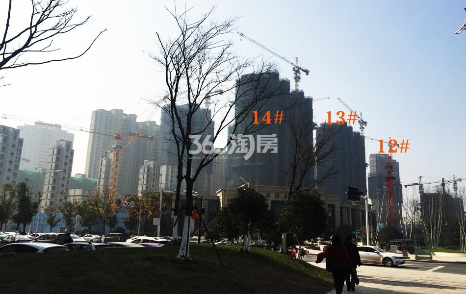新城香悦澜山在建楼栋实景图（12.21）