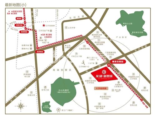 龙湖新壹城交通图