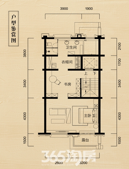 中海央墅B3F户型图（330-400㎡）